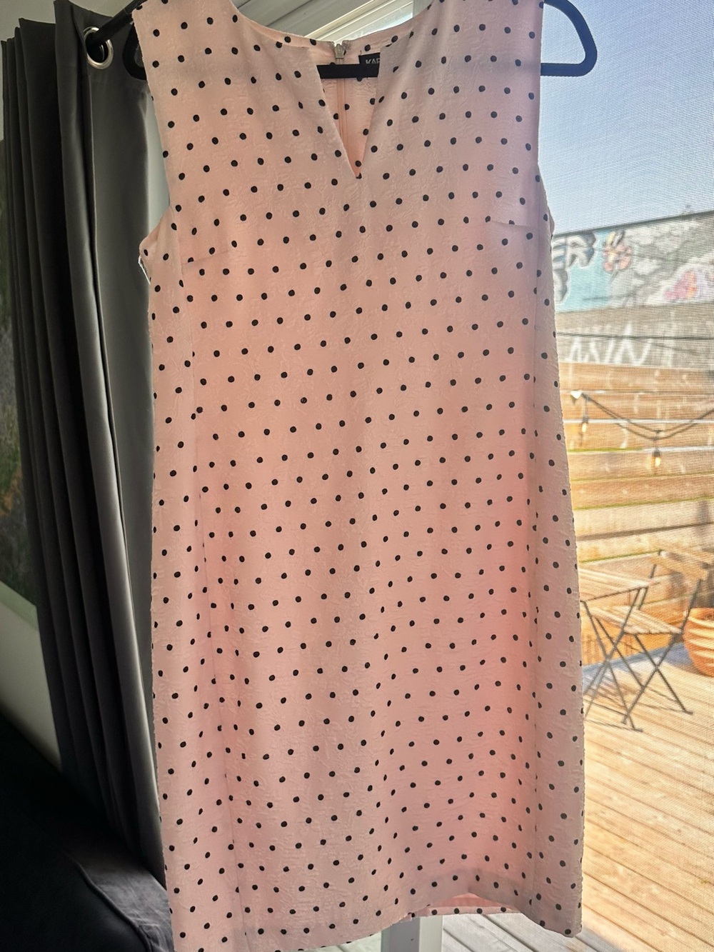 Karl Lagerfeld Pink Polka Dot Dress